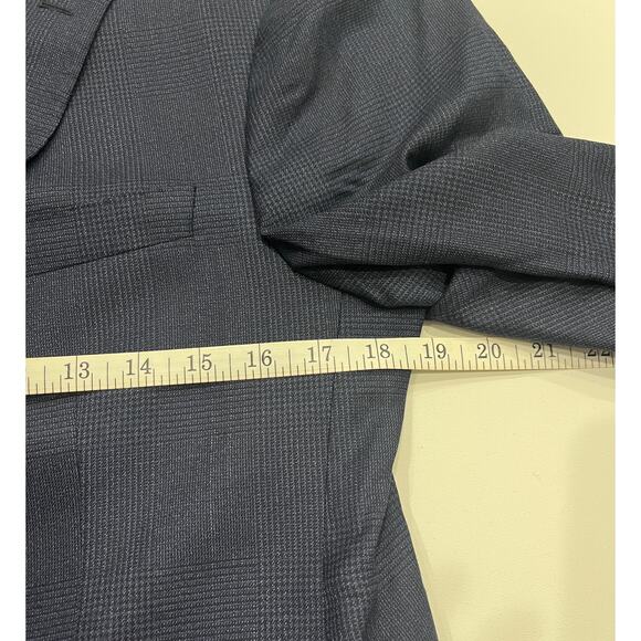 13-35 ERMENEGILDO ZEGNA Men's Superfine Australian Wool Suit Black Size 38 - Picture 10 of 16